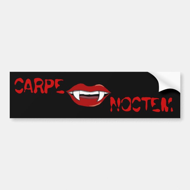 Autocollant De Voiture Carpe Noctem (Devant)