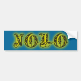Autocollant De Voiture Cartes rougeoyantes de tatouage de NOLO la