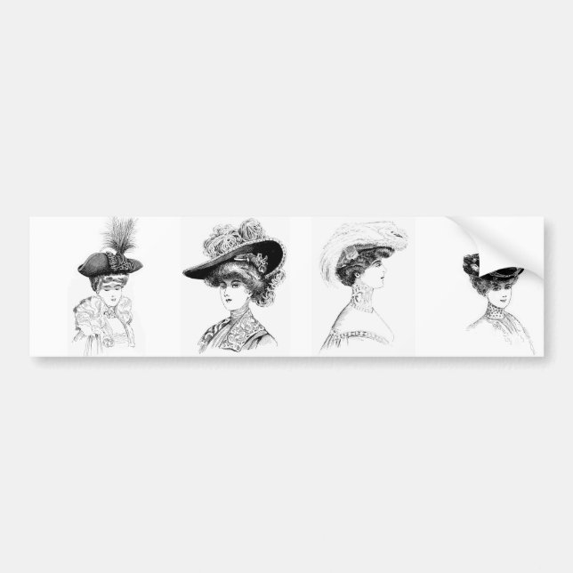 Autocollant De Voiture Casquette féminin (Devant)