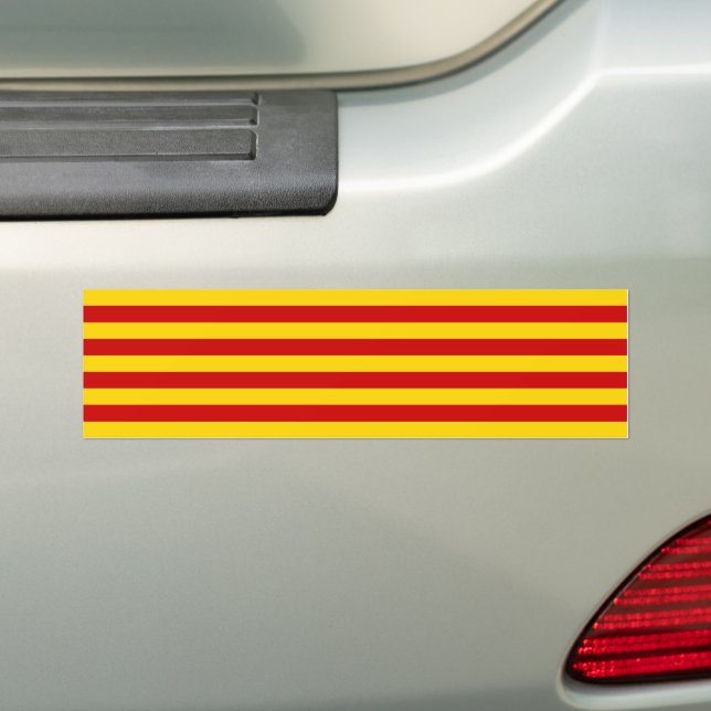 Autocollant De Voiture Catalogne Drapeau & Catalan - La Senyera /travel (En voiture)