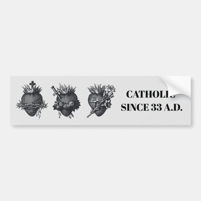 Autocollant De Voiture catholique (Devant)