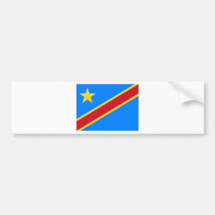 Autocollant De Voiture CD de drapeau du Congo
