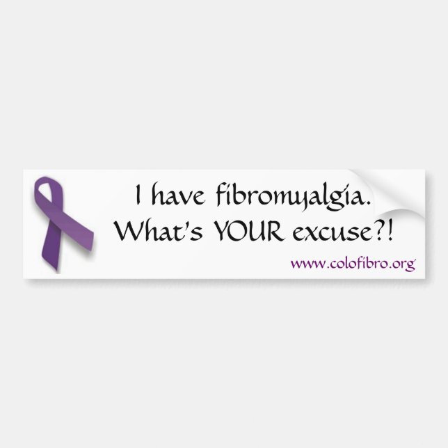 Autocollant De Voiture Ce qui est VOTRE adhésif pour pare-chocs d'excuse (Devant)