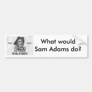 Autocollant De Voiture Ce qui Sam Adams ferait