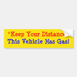 Autocollant De Voiture Ce Véhicule A Du Gaz !