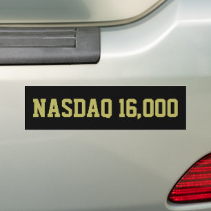 Autocollant De Voiture Célébration du NASDAQ 16000 en Bourse