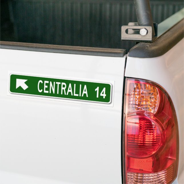 Autocollant De Voiture Centralia PA (Sur camion)