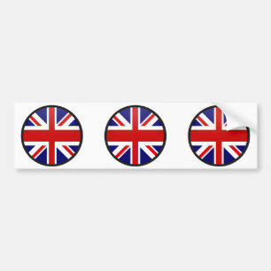Autocollant De Voiture Cercle de drapeau de qualité du Royaume-Uni