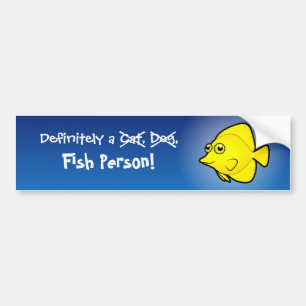 Autocollant De Voiture Certainement une personne poisson (tang 1)