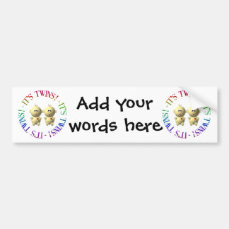 Autocollant De Voiture C'est des jumeaux !