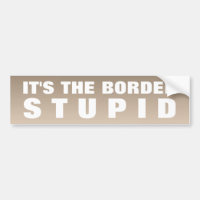 C'est la frontière stupide