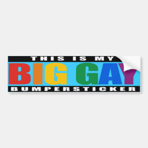 AUTOCOLLANT DE VOITURE C'EST MON GRAND HOMOSEXUEL BUMPERSTICKER - .PNG