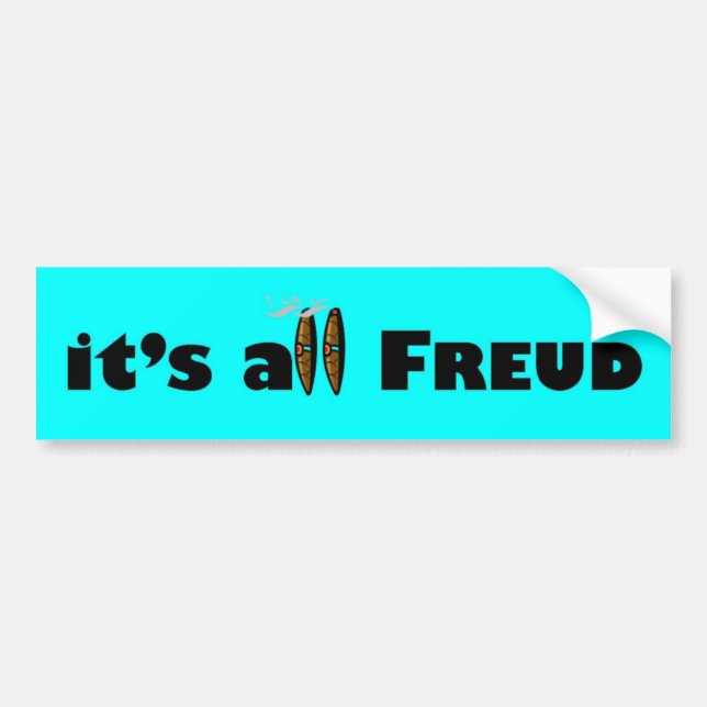 Autocollant De Voiture c'est tout le Freud (Devant)