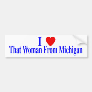 Autocollant De Voiture Cette Femme Du Michigan