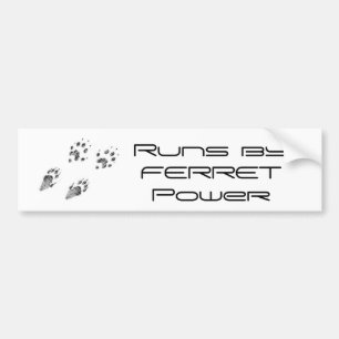 Autocollant De Voiture Cette PUISSANCE de VehicleRuns OnFERRET
