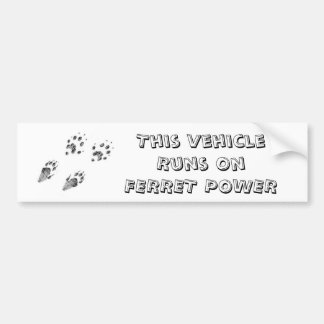Autocollant De Voiture Cette PUISSANCE de VehicleRuns OnFERRET