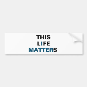 Autocollant De Voiture CETTE VIE IMPORTE bumbersticker