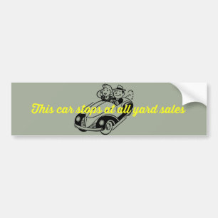 Autocollant De Voiture Cette voiture s'arrête pour tous Sticker de pare-c