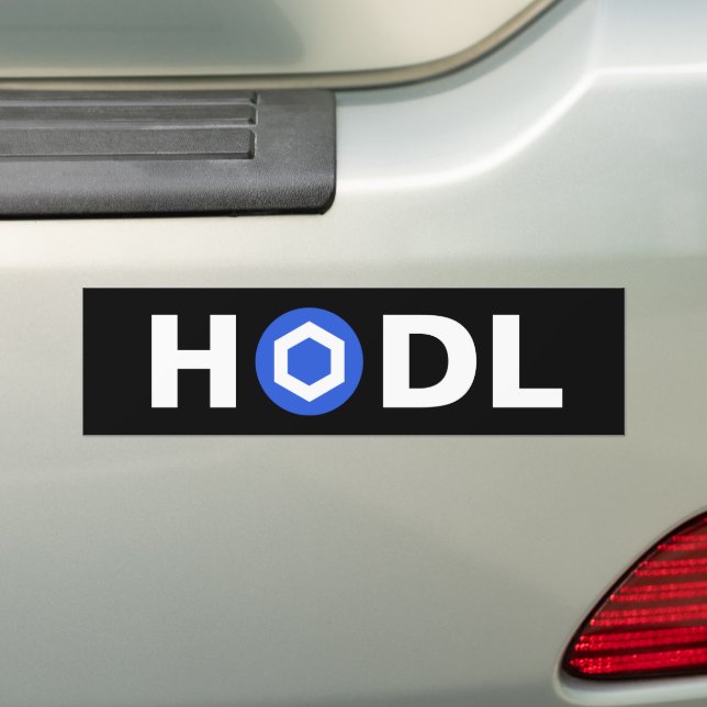Autocollant De Voiture Chainlink (LINK) Sticker de pare-chocs HODL (En voiture)