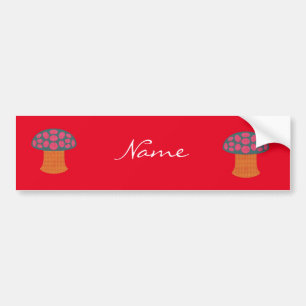 Autocollant De Voiture Champignons Amanita Rouge Thunder_Cove