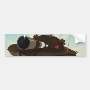 Autocollant De Voiture Char militaire