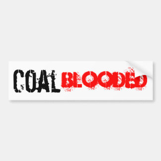 Autocollant De Voiture Charbon Blooded