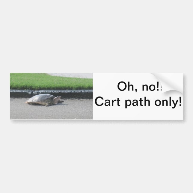 Autocollant De Voiture Chariots de golf d'autocollant de butoir, les (Devant)