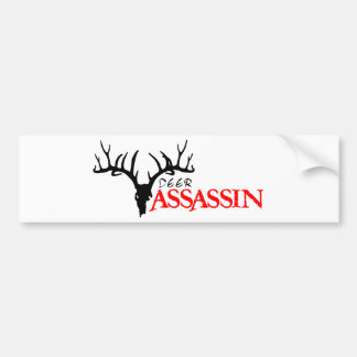 AUTOCOLLANT DE VOITURE CHASSE DE CERFS COMMUNS