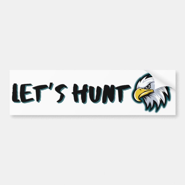 Autocollant De Voiture CHASSE Philadelphie Eagles Sticker (Devant)