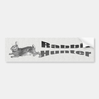 Autocollant De Voiture Chasseur de lapin