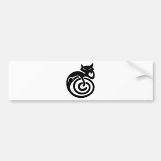 Autocollant De Voiture Chat noir