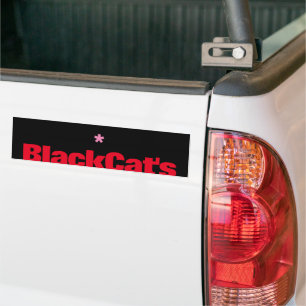 Autocollant De Voiture Chat noir