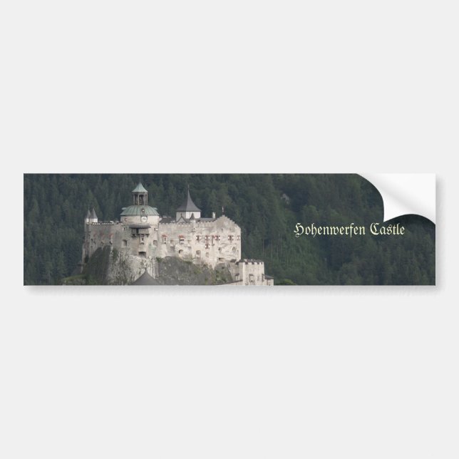 Autocollant De Voiture Château de Hohenwerfen (Devant)