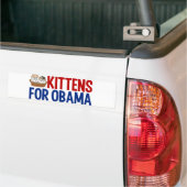 Autocollant De Voiture Chatons pour Obama (On Truck)