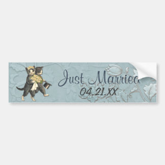 Autocollant De Voiture Chats mariages