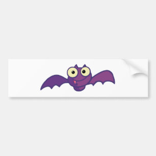 Autocollant De Voiture Chauve-souris heureuse de Halloween de personnage