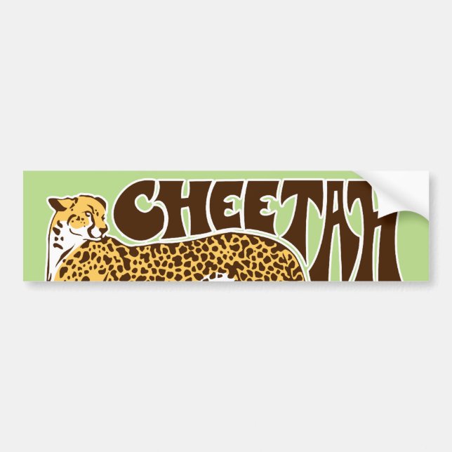 Autocollant De Voiture Cheetah (Devant)