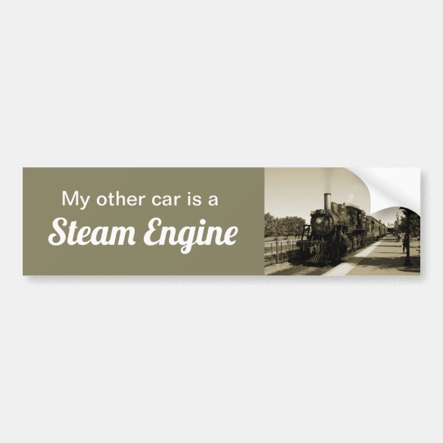 Autocollant De Voiture Chemin de fer historique (Devant)