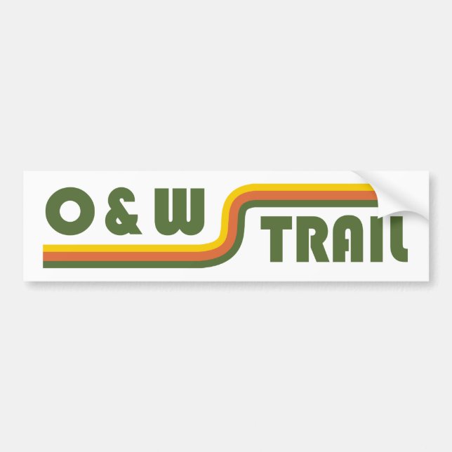 Autocollant De Voiture Chemin de fer O&W (Devant)
