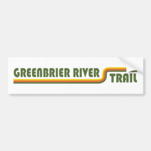 Autocollant De Voiture Chemin de la rivière Greenbrier