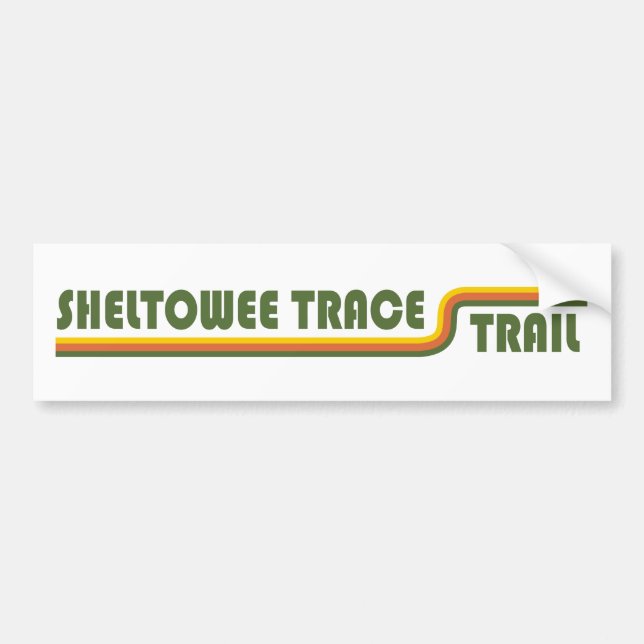 Autocollant De Voiture Chemin Sheltowee Trace Kentucky Tennessee (Devant)