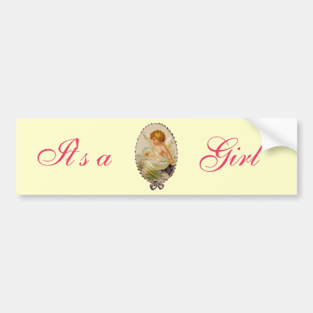 Autocollant De Voiture Cherub vintage (Devant)