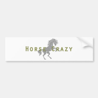 Autocollant De Voiture Cheval fou