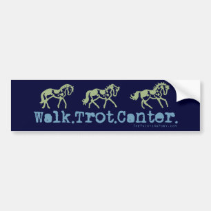 Autocollant De Voiture Chevaux de trot