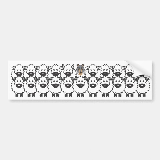 Autocollant De Voiture Chez les moutons (Devant)