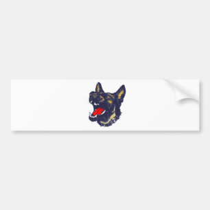 Autocollant De Voiture Chien de berger allemand