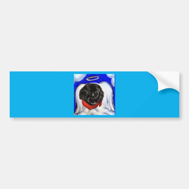 Autocollant De Voiture Chien de Terre-Neuve (Devant)