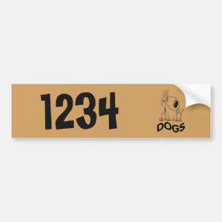 Autocollant De Voiture Chiens de maison