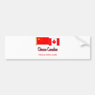 Autocollant De Voiture chinois-canadien
