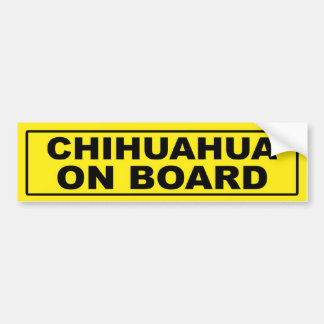 Autocollant De Voiture Chiwawa à bord
